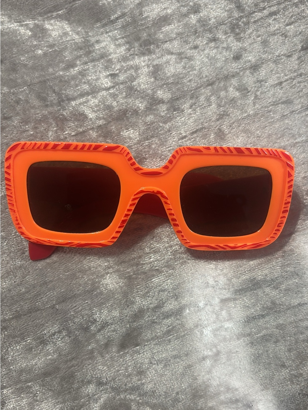 Bold Orange Square Women's Sunglasses